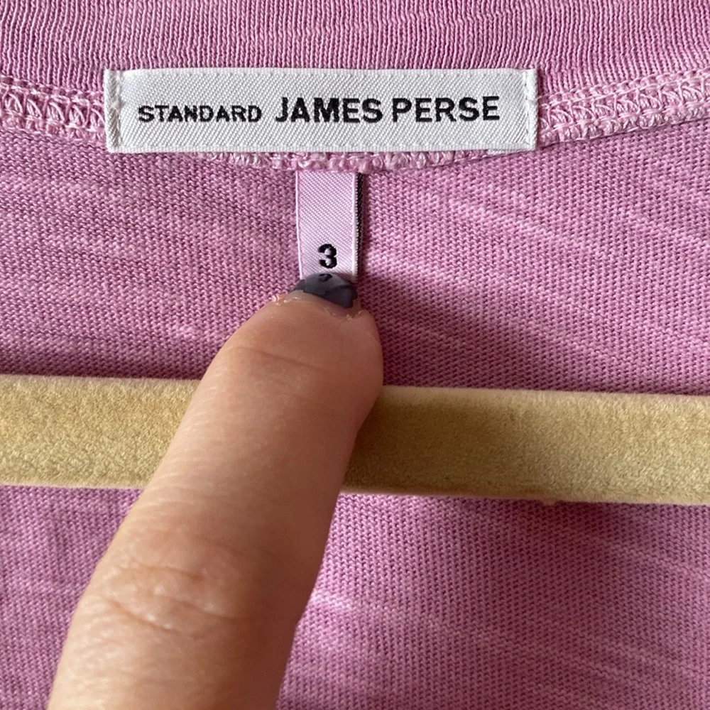 James Perse V Neck Tee Size 3 - Picture 3 of 4